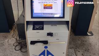 Using Airport kiosk to print Boarding pass post lockdown flights [upl. by Lawler]