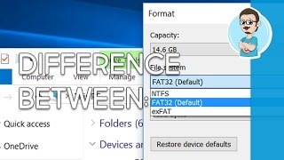 Difference Between FAT32 exFAT and NTFS [upl. by Mariquilla559]