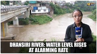 DHANSIRI RIVER WATER LEVEL RISES AT ALARMING RATE [upl. by Seumas]