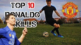 Learn 10 EASY Cristiano Ronaldo MAN UTD Skills Tutorial  UFS2000 [upl. by Adnarram]