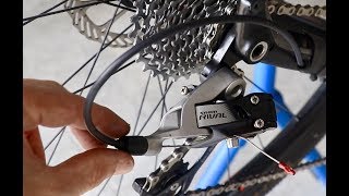 How to Adjust a Rear Derailleur [upl. by Yngad]