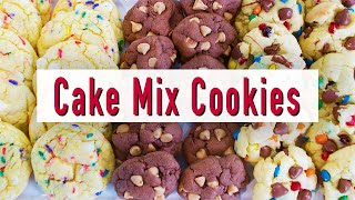 3 Ingredient Cake Mix Cookies [upl. by Nalrah]