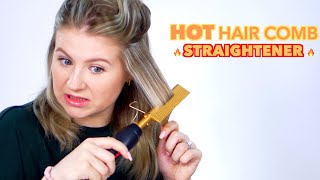 HOT HAIR COMB Straightener [upl. by Anera]