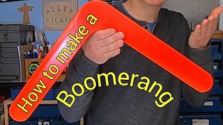 How to make a traditional boomerang [upl. by Tlaw]