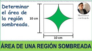 ÁREAS SOMBREADAS Ejercicio 4  MateYisus [upl. by Llehcsreh]