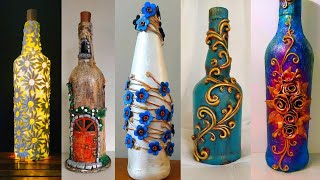 5 DIY Bottle Art Ideas [upl. by Cruz]