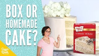 How To Make A Box Cake Taste Homemade [upl. by Haran]