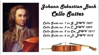 Johann Sebastian Bach  Cello suites in 432 Hz great for reading or studying [upl. by Garibull829]