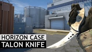 Talon Knife Animations  Horizon Case Update  CSGO [upl. by Parris]