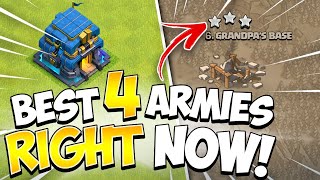 4 Unstoppable Armies for Easy 3 Star BEST TH12 War Attack Strategy Clan of Clans [upl. by Marys567]