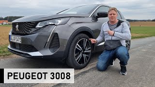 Der NEUE 2021 Peugeot 3008 Hybrid 4  Review Fahrbericht Test [upl. by Ear]