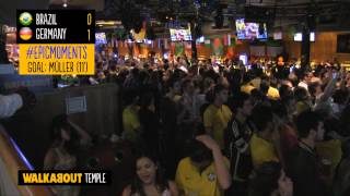 Crowd Reactions from Germany 71 Brazil at Walkabout Temple [upl. by Annaesor939]