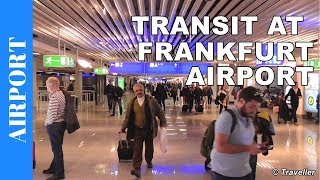 TRANSIT WALK AT FRANKFURT Airport FRA Terminal 1  Connection Flight Transfer Arriving amp Departing [upl. by Assennev]