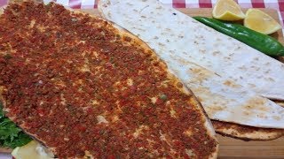 LAHMACUN NASIL YAPILIR HAKİKİ GAZİANTEP LAHMACUNU [upl. by Aihsinyt]