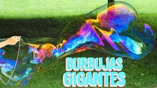 HAZ BURBUJAS GIGANTES Experimento con solo 3 INGREDIENTES  Tutoriales Belen [upl. by Dowell]