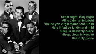 Silent Night by The Temptations Lyrics [upl. by Eesyak]