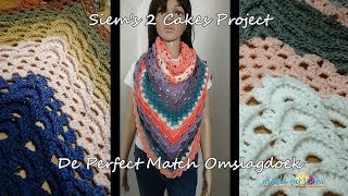 De Perfect Match Omslagdoek  Haken  Tutorial [upl. by Hizar]