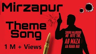 Mirzapur Theme Song  Mirzapur 2  Extended  BGM  Ringtone  Status [upl. by Mamoun]