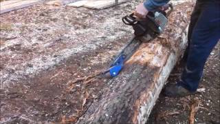 Debarking logs with the Log Wizard [upl. by Terrance]