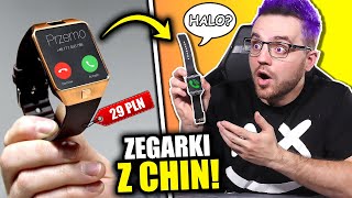 Testuje NAJDZIWNIEJSZE ZEGARKI Z CHIN telefon w zegarku [upl. by Stephani]