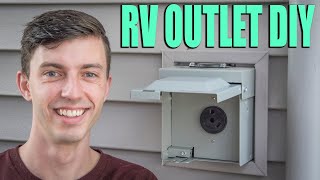 30 Amp RV Outlet Install  DIY Electrical Receptacle Wiring [upl. by Yunick]