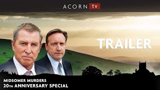 Acorn TV  Midsomer Murders 20th Anniversary Special Trailer [upl. by Ekenna]