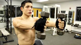 How To Standing Dumbbell Deltoid fly [upl. by Lamrert]