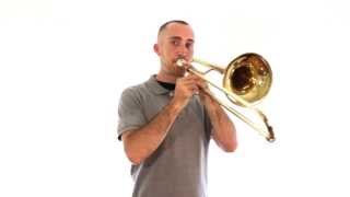 Trombone Lesson 2 First Sounds [upl. by Alehtse]